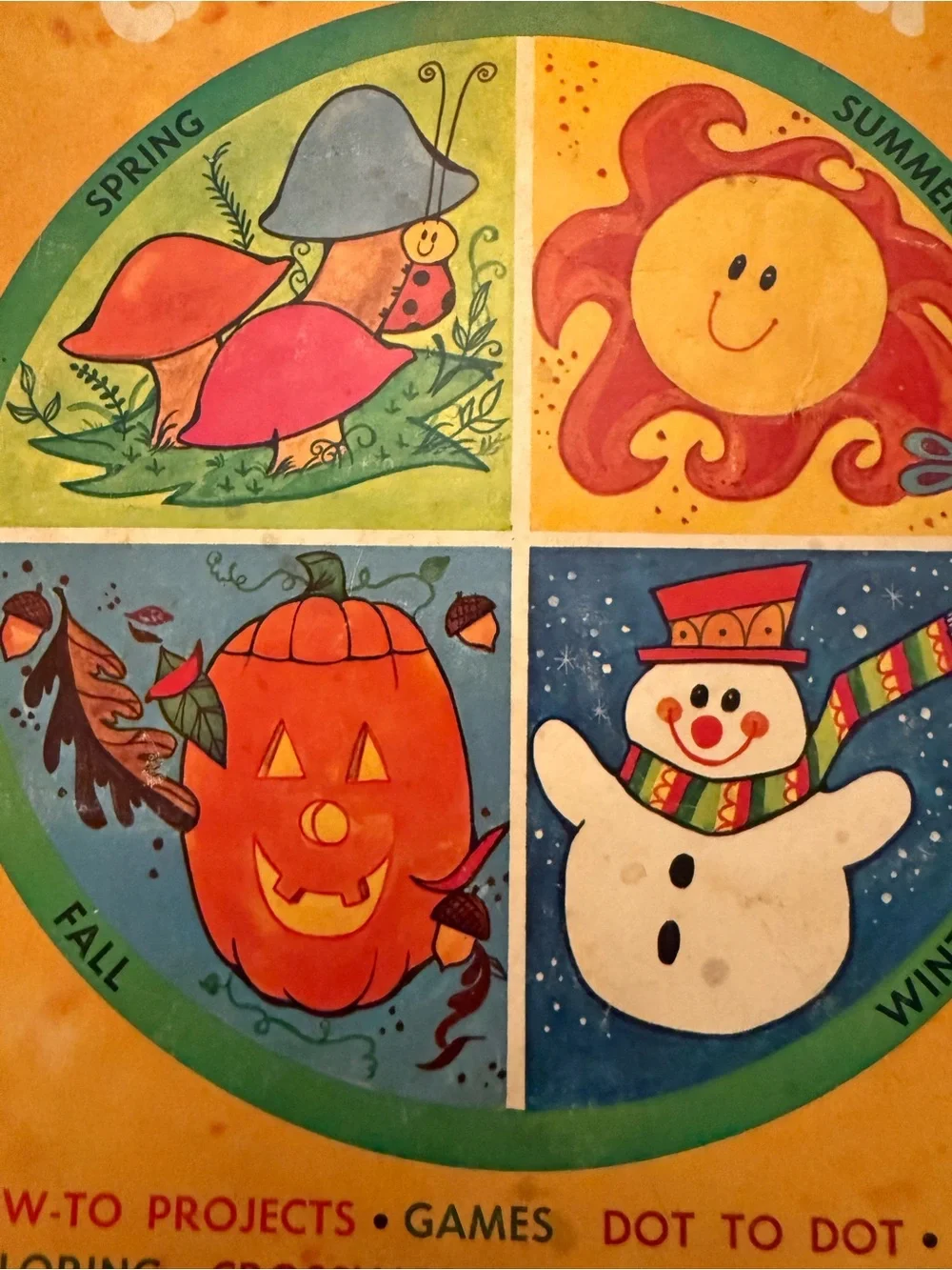 VTG Holiday Halloween Things to Do Activity Book - Yellow